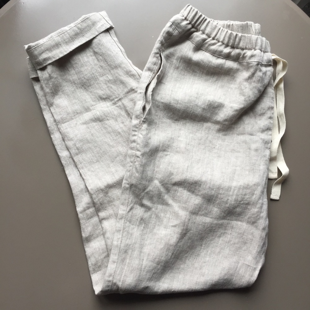 BRAND NEW Etsy handmade linen pants S